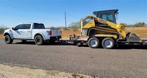 towing skid steer with f150|Skid Steer Weights and Towing Tips .